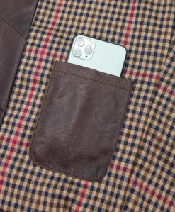 Uomo D'Arienzo 106 - Giubbotto Bomber in pelle testa di moro effetto vintage