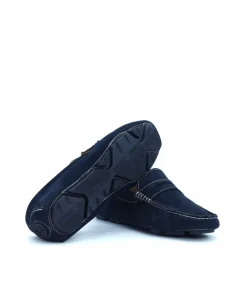 Uomo D'Arienzo Capri - Mocassino scamosciato blu da uomo