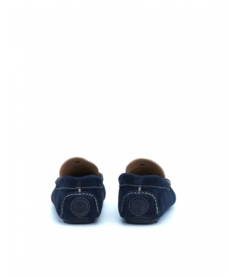 Uomo D'Arienzo Capri - Mocassino scamosciato blu da uomo