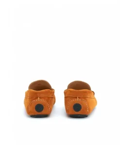 Uomo D'Arienzo Capri - Mocassino scamosciato arancione da uomo