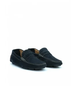 Uomo D'Arienzo Capri - Mocassino scamosciato blu notte da uomo