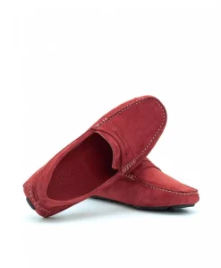 Uomo D'Arienzo Capri - Mocassino scamosciato bordeaux da uomo