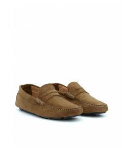 Uomo D'Arienzo Capri - Mocassino scamosciato marrone da uomo