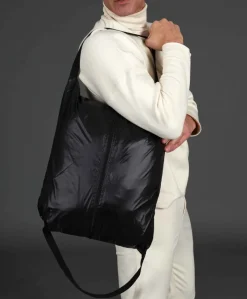 Uomo D'Arienzo Dave - Giaccone lungo in vera piuma colore beige da ripiegare a zaino