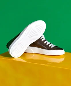 Uomo D'Arienzo Firenze - Sneakers alta in pelle fango da uomo