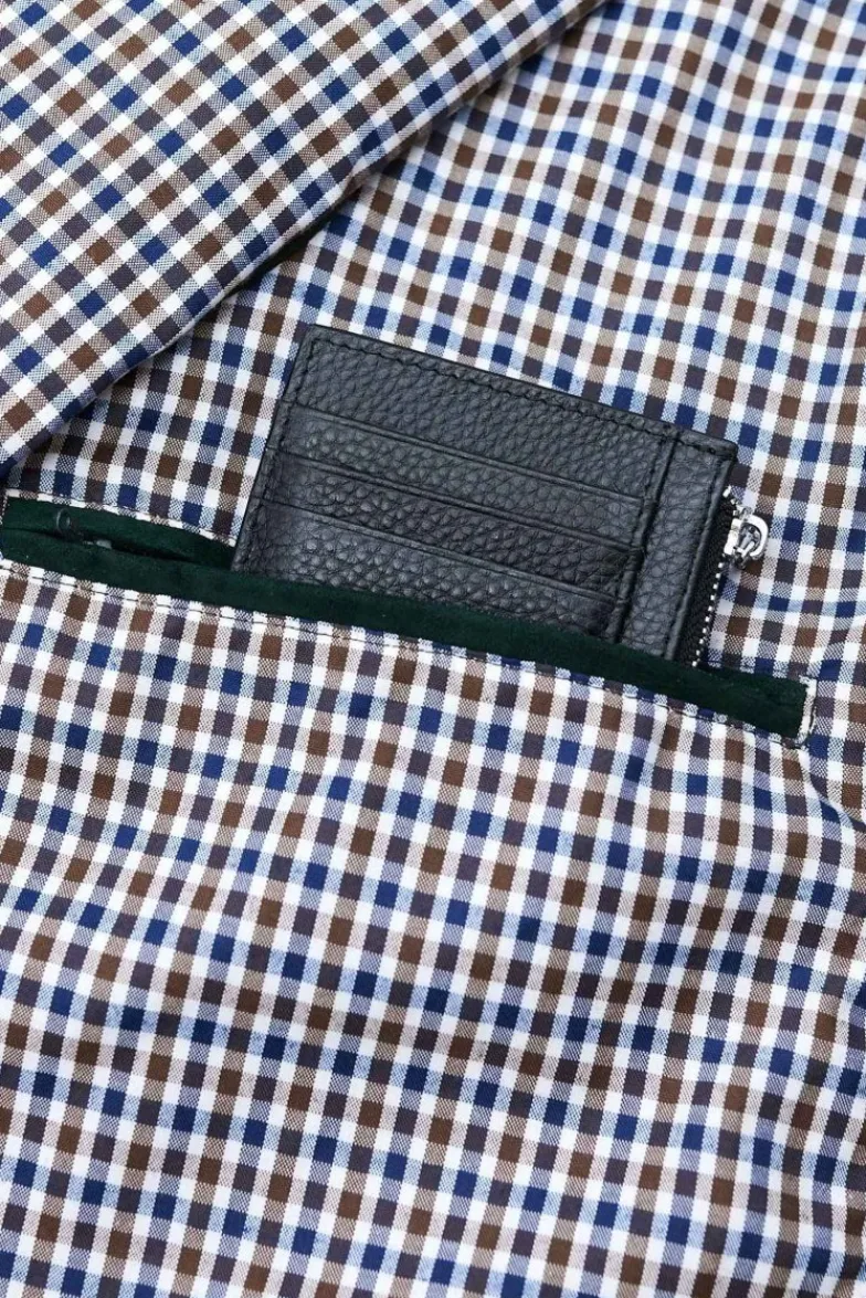 Uomo D'Arienzo Jeff - Gilet in pelle camoscio blu con bottoni