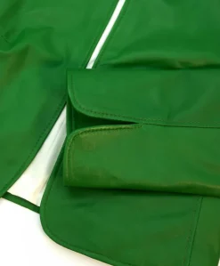 Donna D'Arienzo Miss - Giacca corta bolero in pelle verde menta girocollo