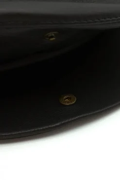 Uomo D'Arienzo Palermo - Coppola in pelle nera uomo visiera con bottone a pressione
