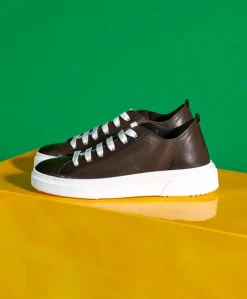 Uomo D'Arienzo Pisa - Sneakers in pelle fango da uomo