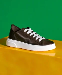 Uomo D'Arienzo Pisa - Sneakers in pelle fango da uomo