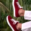 Uomo D'Arienzo Positano - Sneakers in pelle scamosciata rossa da uomo